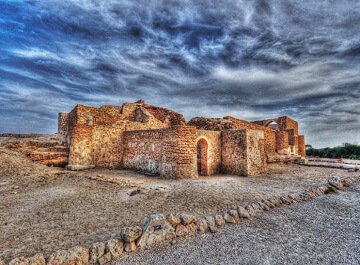 شهر باستانی حریره در شمال جزیره کیش یادگار قرن هشتم - اقامت رویایی با جایاب